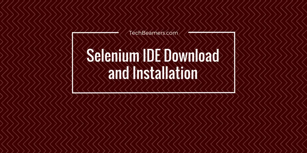 how to install selenium ide on android phone