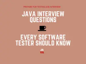 java interview questions for automation testing
