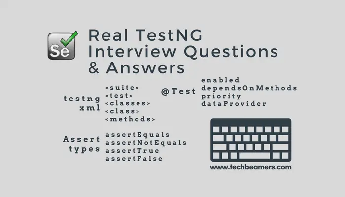 Real TestNG Intervju Frågor Svar